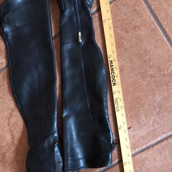 MARC FISHER BLACK OVER THE KNEE BOOTS SIZE 6.5 - Picture 8 of 15